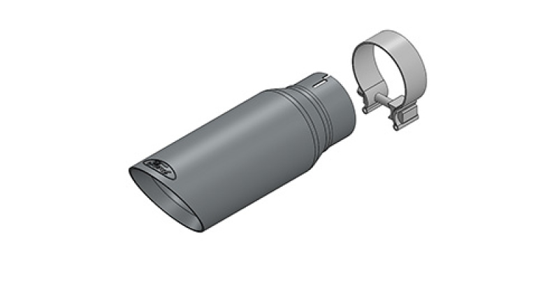 Ford F-150 Performance Exhaust - Ford Racing - Tail Pipe Tip - Chrome - `15-`20 Ford F-150 Performance Exhaust - Ford Racing - Tail Pipe Tip - Chrome - `15-`20